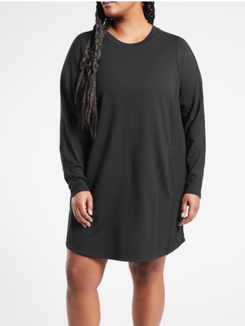 Athleta Black Balance Dress Black Size Extra Large